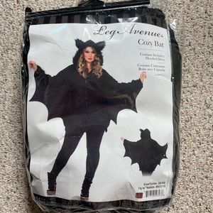 New in Bag Plus Size Cozy Bat Costume